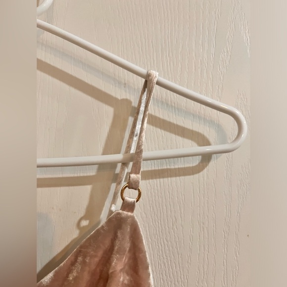 FINAL PRICE Calvin Klein Dusty Pink Velvet Dress - Picture 5 of 7